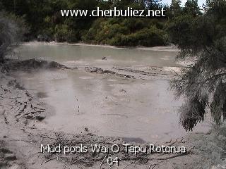 légende: Mud pools Wai O Tapu Rotorua 04
qualityCode=raw
sizeCode=half

Données de l'image originale:
Taille originale: 151559 bytes
Temps d'exposition: 1/600 s
Diaph: f/800/100
Heure de prise de vue: 2003:03:01 14:39:24
Flash: non
Focale: 42/10 mm
